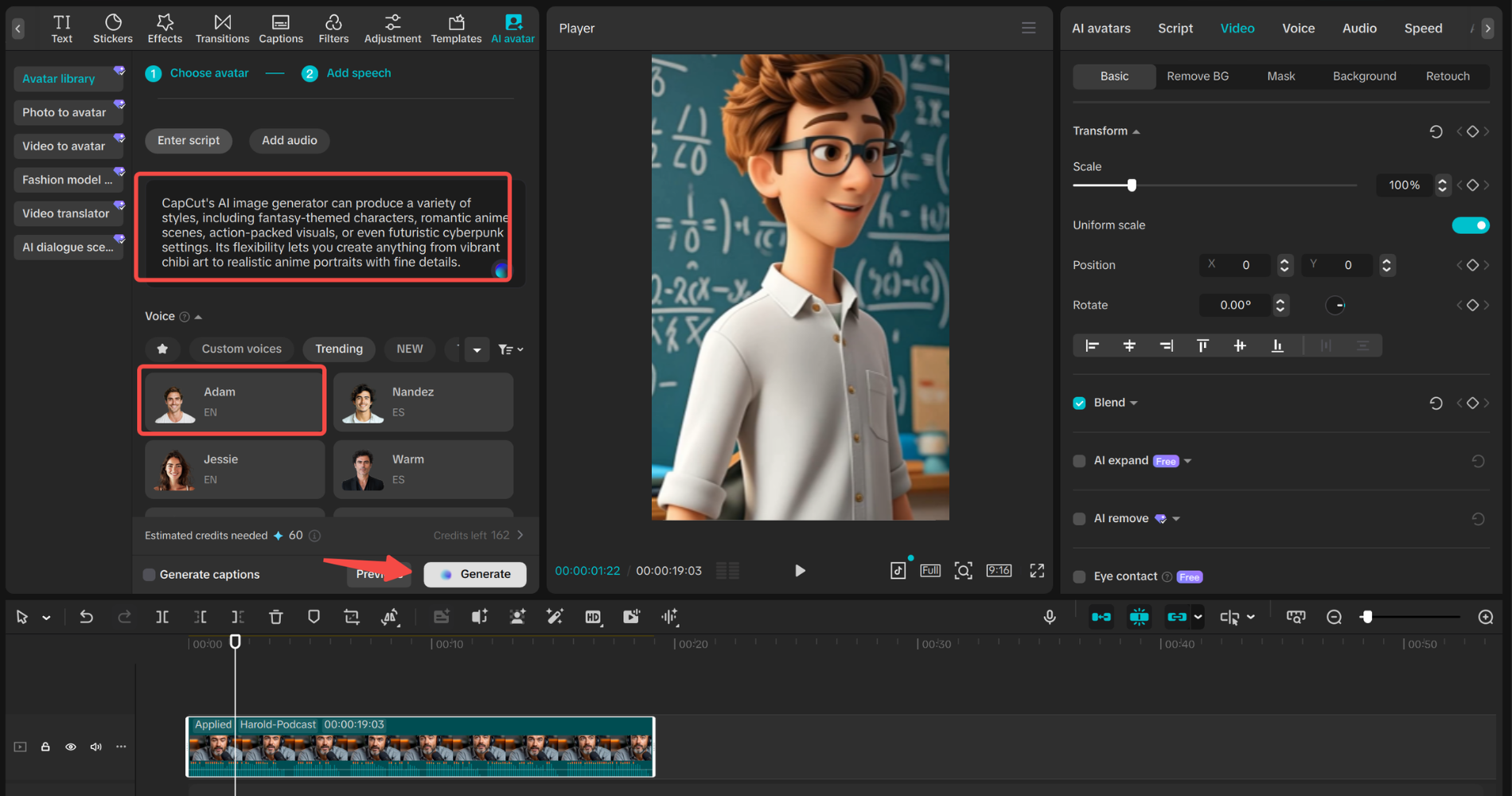 How To Edit Interactive Lesson Videos with CapCut Desktop Using AI ...