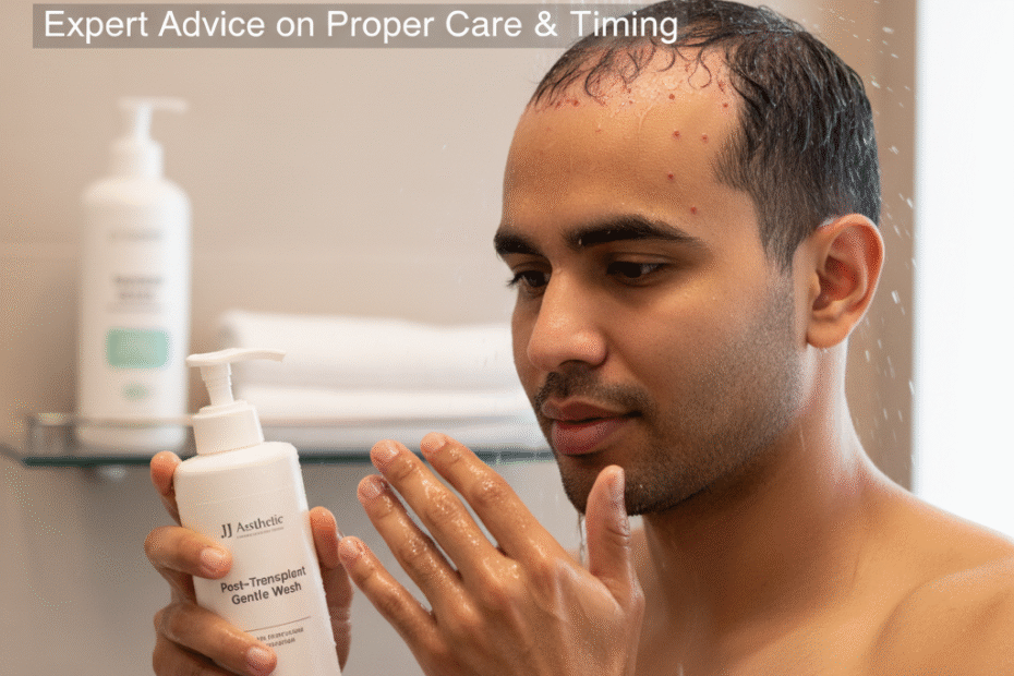 Washing Har after Hair Transplant