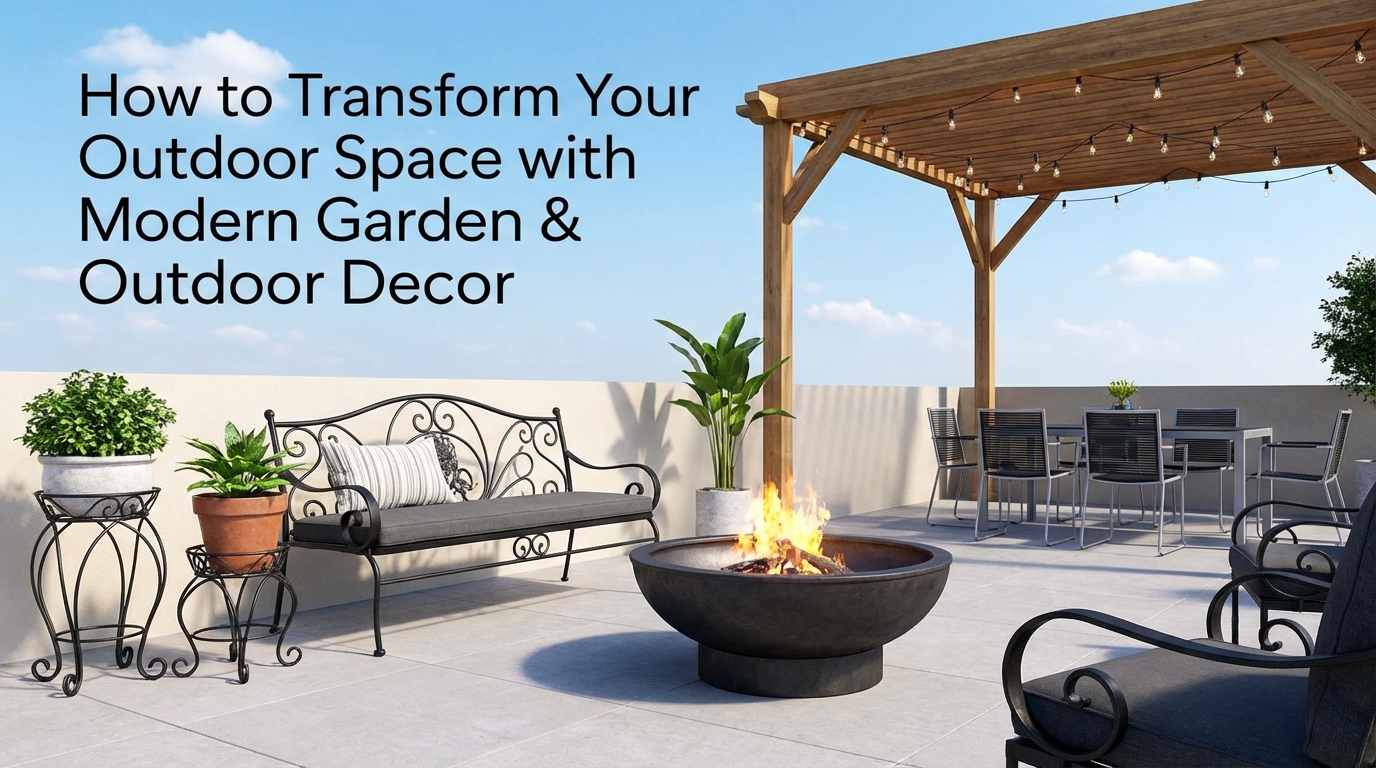 How to Transform Your Outdoor Space with Modern Garden & Outdoor Decor ...