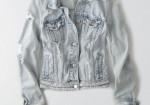 Women Ripped Fashion Denim Jacket