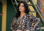 Lawn 02 Piece Stitched Unstitched Camel Brown-Sahraa