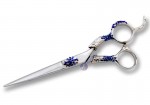 6.25 INCH New Fancy jeweled hair stylist barber scissors
