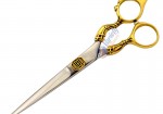 6.25 INCH NEW Fancy half golden shears