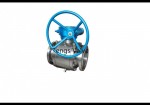 Flanged trunnion ball valve