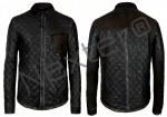 Cross Edge Men Vintage Leather Shirt