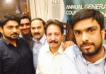 group Photo with Syed Munir Jallani Joint Sectery at APNS HOUSE IN KARACHI 