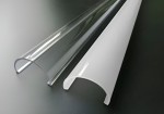 We produce linear light diffusers in milky white and transparent finishes for LED lighting systems. These profiles provide uniform light distribution and improved aesthetics for commercial, office, and architectural lighting. Custom lengths, shapes, and d