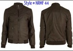 Men Bomber Leather Jacket