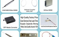 Manufacturer of fiber optic components SFP CWDM optical transceivers isolator coupler splitter