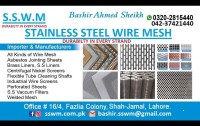Stainless Steel Wire Mesh-304 (S.S.W.M)