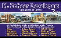 M ZAHEER DEVELOPERS