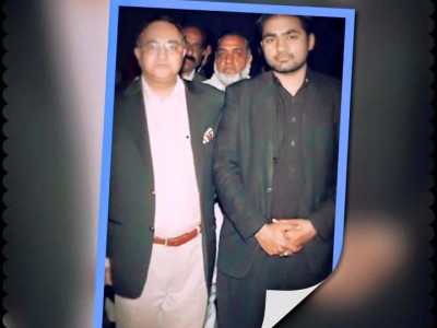 Editor Daily Saadat Mr yawar Khlaiq with president APNS Mr Sayed Sarmad Ali