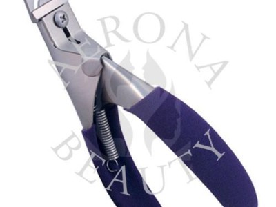 Acrylic Nail Slicer With Blue Rubber Grip