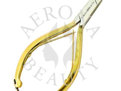 Stainless Steel Cuticle Nipper Gold Plated