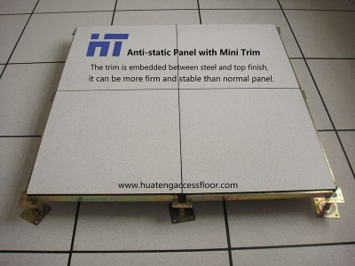 HT Antistatic Raised Floor with "F" Edge Trim(Mini Trim)