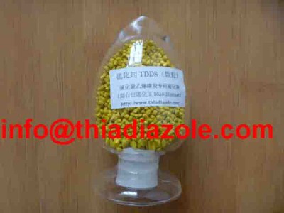 Rubber additives:  ACTOR-TDDS  CAS# 51988-14-8  ACTOR-TDDS  vulcanizing agent is designed for use with halogenated elastomers such as chlorinated polyethylene (CPE) and poly-epichlorohydrin(ECO). ACTOR-TDDS is a blend of esters of dimercapto 1,3,4-thiadi
