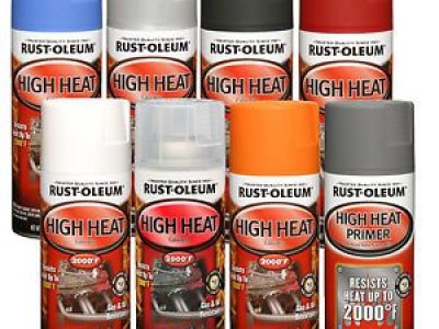 This flat, protective enamel bonds to bare metal and withstands intermittent temperatures of up to 2000°F (1093°C). Resists heat up to 2000°F.