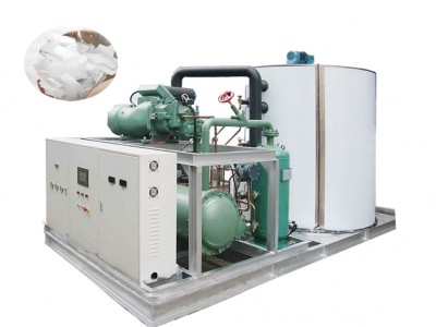 30ton flake ice machine, ice generator for concrete project.