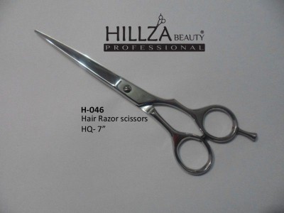 Professional Hairdressing Scissors   Quality: Razor edge is very sharp and has top quality.               High performance on wet & dry hairs.              Adjustable tension screw and finger rest and finger rubber.             Use High Quality Material J
