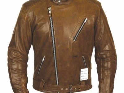 Semi Motorcycle riding pure leather jacket