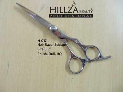Professional Hairdressing Scissors   Quality: Razor edge is very sharp and has top quality.               High performance on wet & dry hairs.              Adjustable tension screw and finger rest and finger rubber.             Use High Quality Material J