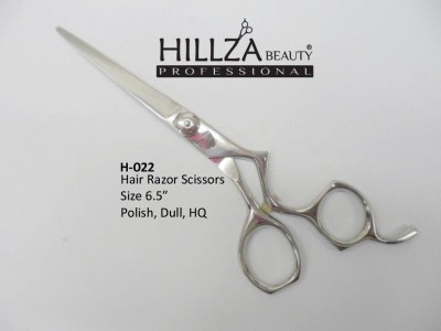 Professional Hairdressing Scissors   Quality: Razor edge is very sharp and has top quality.               High performance on wet & dry hairs.              Adjustable tension screw and finger rest and finger rubber.             Use High Quality Material J