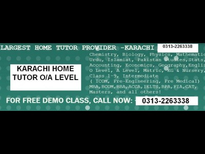 For the students of Karachi Grammar, Bayview High, D. H. A, Aga Khan, Beacon House, City, Mama Parsi, Foundation, Falcon house, Mama baby, and other famous setups through out Pakistan.  Academy of Tutors 0313-2263338 karachi.  We provide home tuition in a