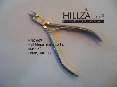 Professional Nail & Cuticle Nipper Cuticle Nipper Lap joint, single spring, Jaws 4mm Stainless Steel  Salon Quality cuticle nipper with LIFETIME GUARANTEE AND SHARPENING. This product is specially designed for professional nail technicians, manicurists an
