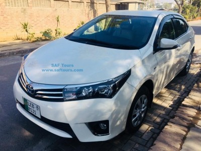 Corolla for rent in Lahore