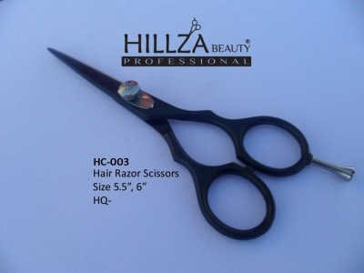 Professional Hairdressing Scissors   Quality: Razor edge is very sharp and has top quality.               High performance on wet & dry hairs.              Adjustable tension screw and finger rest and finger rubber.             Use High Quality Material J