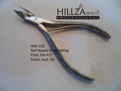 Professional Nail & Cuticle Nipper Cuticle Nipper Lap joint, single spring, Jaws 4mm Stainless Steel  Salon Quality cuticle nipper with LIFETIME GUARANTEE AND SHARPENING. This product is specially designed for professional nail technicians, manicurists an