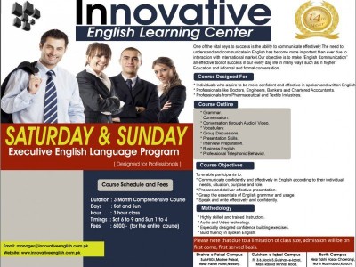 Saturday and Sunday English Language Executive Course