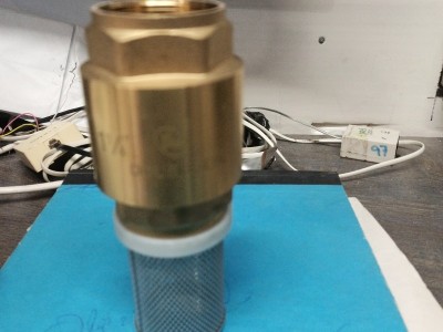 Check valve double lin with S.S mesh