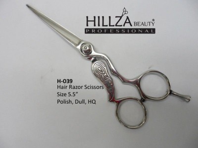 Professional Hairdressing Scissors   Quality: Razor edge is very sharp and has top quality.               High performance on wet & dry hairs.              Adjustable tension screw and finger rest and finger rubber.             Use High Quality Material J