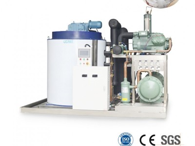 8ton flake ice machine, SS304/ Carbon steel evaporator, CE cert