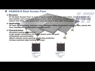HT 600/610mm Steel Raised Access Floor/ False Flooring