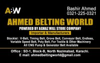 AHMED BELTING WORLD | 0092-321-225-0321