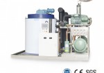 8ton flake ice machine, SS304/ Carbon steel evaporator, CE cert